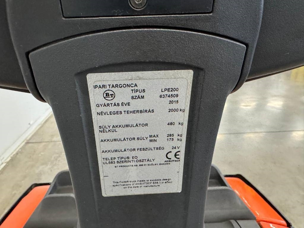 Toyota 10792 LPE 200 - Elektrinis krautuvas: foto 4 Toyota 10792 LPE 200 - Elektrinis krautuvas: foto 4