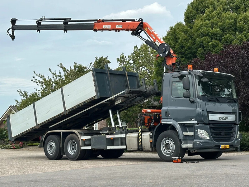 DAF CF 370 EURO6!!6x2!KRAAN/KRAN/KABEL/ABROLLKIPPER!!2014!! - Sunkvežimis - kabelių sistema, Sunkvežimis su kranu: foto 3 DAF CF 370 EURO6!!6x2!KRAAN/KRAN/KABEL/ABROLLKIPPER!!2014!! - Sunkvežimis - kabelių sistema, Sunkvežimis su kranu: foto 3