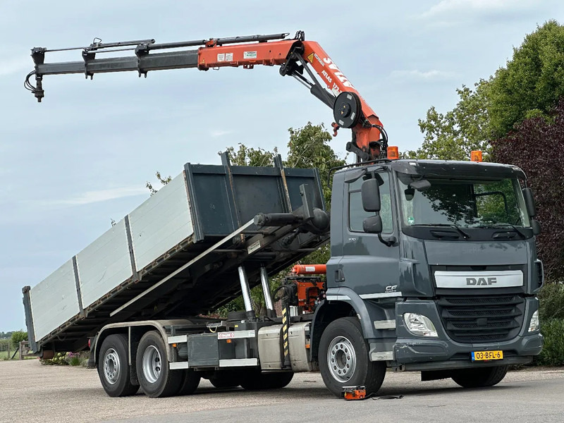 DAF CF 370 EURO6!!6x2!KRAAN/KRAN/KABEL/ABROLLKIPPER!!2014!! - Sunkvežimis - kabelių sistema, Sunkvežimis su kranu: foto 1 DAF CF 370 EURO6!!6x2!KRAAN/KRAN/KABEL/ABROLLKIPPER!!2014!! - Sunkvežimis - kabelių sistema, Sunkvežimis su kranu: foto 1