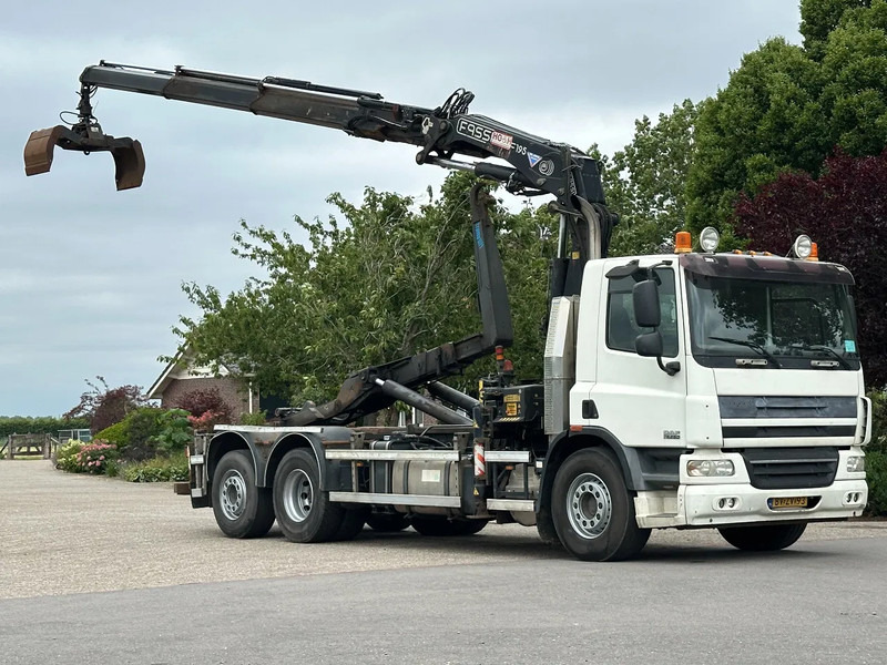 DAF CF 75 //250 !!KRAAN/HAAK!! RADIO REMOTE!! - Hook-lift sunkvežimis, Sunkvežimis su kranu: foto 1 DAF CF 75 //250 !!KRAAN/HAAK!! RADIO REMOTE!! - Hook-lift sunkvežimis, Sunkvežimis su kranu: foto 1