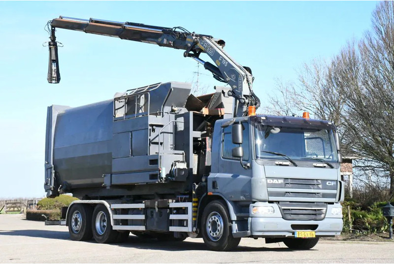 DAF CF75/310 FAN !!KRAAN/HAAK!!PERSCONTAINER!!HIGH PRESURRE CLEANING!!HOGEDRUK REINIGING!!HOCH DRUCK WASHEN SYSTEM!!REINIGING!GEJO B - Hook-lift sunkvežimis, Sunkvežimis su kranu: foto 1 DAF CF75/310 FAN !!KRAAN/HAAK!!PERSCONTAINER!!HIGH PRESURRE CLEANING!!HOGEDRUK REINIGING!!HOCH DRUCK WASHEN SYSTEM!!REINIGING!GEJO B - Hook-lift sunkvežimis, Sunkvežimis su kranu: foto 1