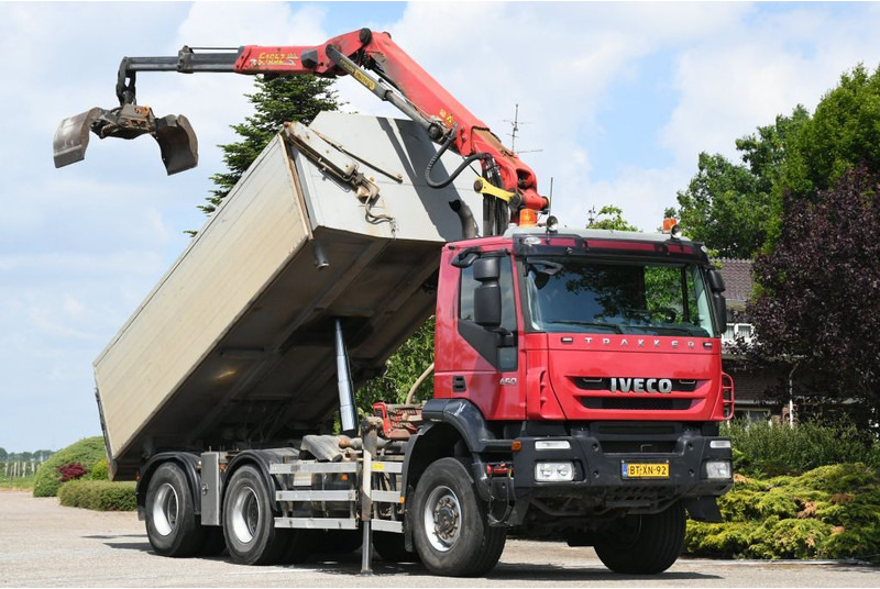 Iveco TRAKKER 450ps !!Z-KRAAN!!RADIO REMOTE!!3 SIDED TIPPER!!EURO5!! 10MM CHASSIS LIBIA!! - Savivartis sunkvežimis, Sunkvežimis su kranu: foto 2 Iveco TRAKKER 450ps !!Z-KRAAN!!RADIO REMOTE!!3 SIDED TIPPER!!EURO5!! 10MM CHASSIS LIBIA!! - Savivartis sunkvežimis, Sunkvežimis su kranu: foto 2