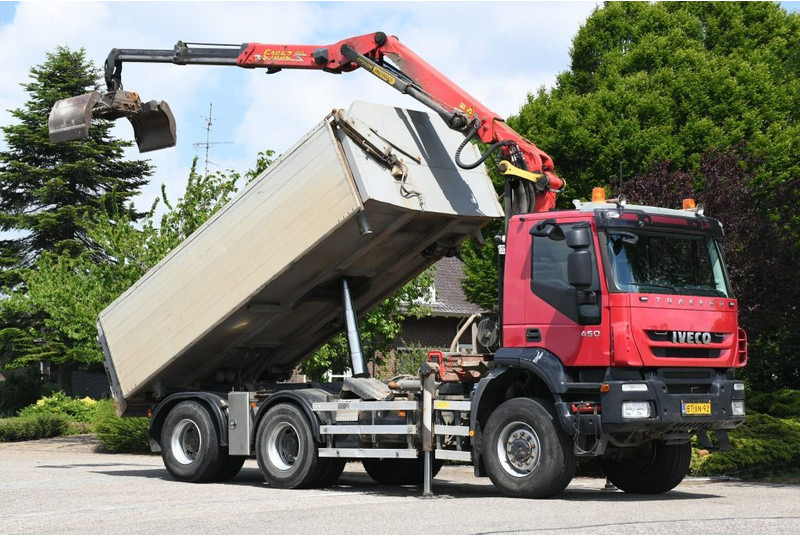Iveco TRAKKER 450ps !!Z-KRAAN!!RADIO REMOTE!!3 SIDED TIPPER!!EURO5!! 10MM CHASSIS LIBIA!! - Savivartis sunkvežimis, Sunkvežimis su kranu: foto 4 Iveco TRAKKER 450ps !!Z-KRAAN!!RADIO REMOTE!!3 SIDED TIPPER!!EURO5!! 10MM CHASSIS LIBIA!! - Savivartis sunkvežimis, Sunkvežimis su kranu: foto 4