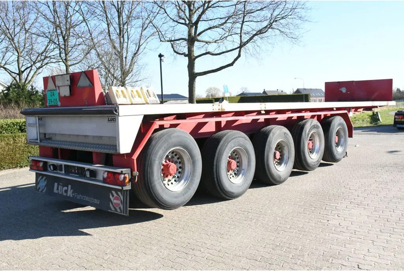 LUECK SPR75/5 5 achse BALLAST TRAILER 3x STEERAXLE!! - Platforminė/ Bortinė puspriekabė: foto 5 LUECK SPR75/5 5 achse BALLAST TRAILER 3x STEERAXLE!! - Platforminė/ Bortinė puspriekabė: foto 5