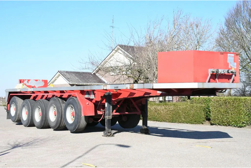 LUECK SPR75/5 5 achse BALLAST TRAILER 3x STEERAXLE!! - Platforminė/ Bortinė puspriekabė: foto 1 LUECK SPR75/5 5 achse BALLAST TRAILER 3x STEERAXLE!! - Platforminė/ Bortinė puspriekabė: foto 1