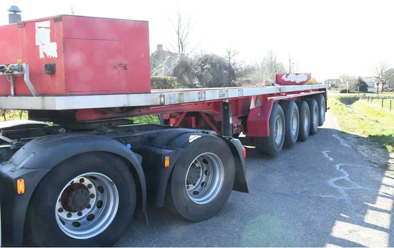 LUECK SPR75/5 5 achse BALLAST TRAILER 3x STEERAXLE!! - Platforminė/ Bortinė puspriekabė: foto 3 LUECK SPR75/5 5 achse BALLAST TRAILER 3x STEERAXLE!! - Platforminė/ Bortinė puspriekabė: foto 3