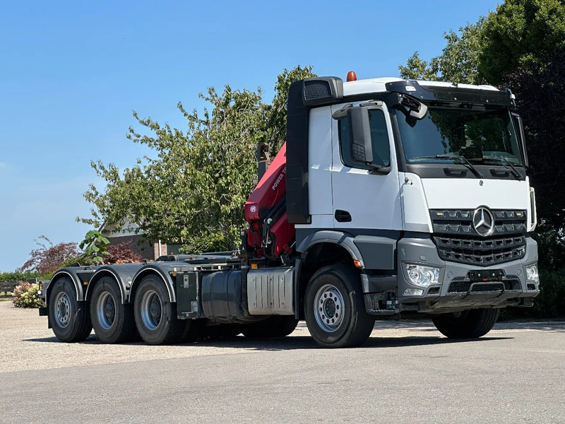 Mercedes-Benz Arocs 3251 8x4 TRIPLE!!28TM KRAAN/HAAK!!EURO6!!TOP! ZERO EMISSIE 2030!! - Hook-lift sunkvežimis, Sunkvežimis su kranu: foto 2 Mercedes-Benz Arocs 3251 8x4 TRIPLE!!28TM KRAAN/HAAK!!EURO6!!TOP! ZERO EMISSIE 2030!! - Hook-lift sunkvežimis, Sunkvežimis su kranu: foto 2