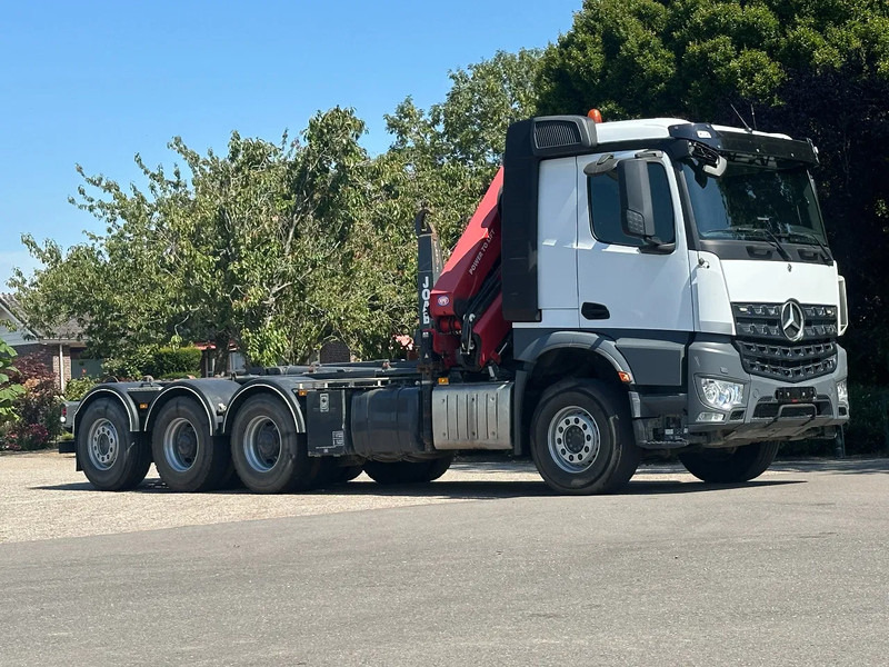 Mercedes-Benz Arocs 3251 8x4 TRIPLE!!28TM KRAAN/HAAK!!EURO6!!TOP! ZERO EMISSIE 2030!! - Hook-lift sunkvežimis, Sunkvežimis su kranu: foto 4 Mercedes-Benz Arocs 3251 8x4 TRIPLE!!28TM KRAAN/HAAK!!EURO6!!TOP! ZERO EMISSIE 2030!! - Hook-lift sunkvežimis, Sunkvežimis su kranu: foto 4