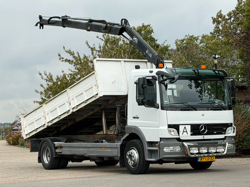Mercedes-Benz Atego 1218 KRAAN/KIPPER!!MANUELL!! - Savivartis sunkvežimis, Sunkvežimis su kranu: foto 1 Mercedes-Benz Atego 1218 KRAAN/KIPPER!!MANUELL!! - Savivartis sunkvežimis, Sunkvežimis su kranu: foto 1