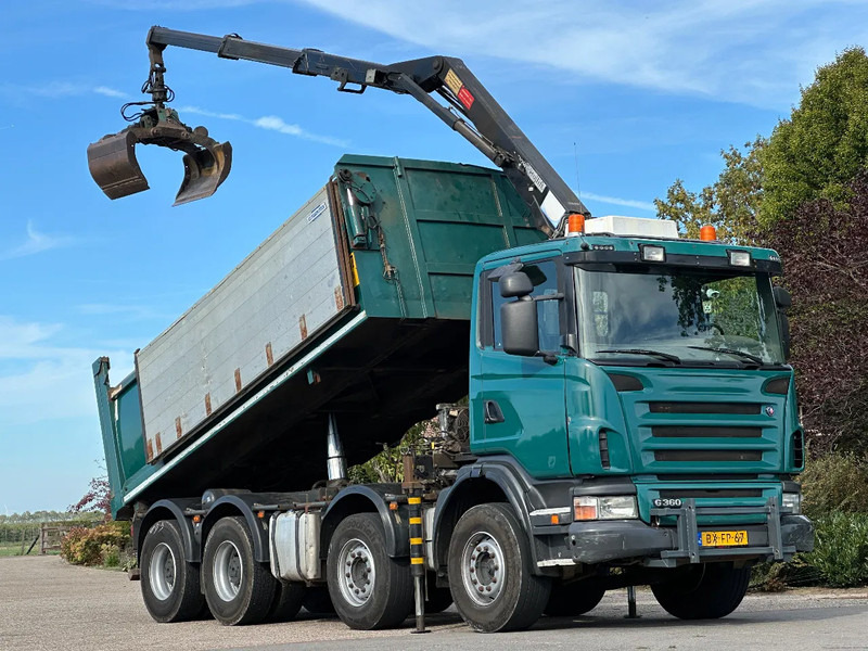 Scania G360 8x4!!Z-Kraan/KIPPER!! - Savivartis sunkvežimis, Sunkvežimis su kranu: foto 1 Scania G360 8x4!!Z-Kraan/KIPPER!! - Savivartis sunkvežimis, Sunkvežimis su kranu: foto 1