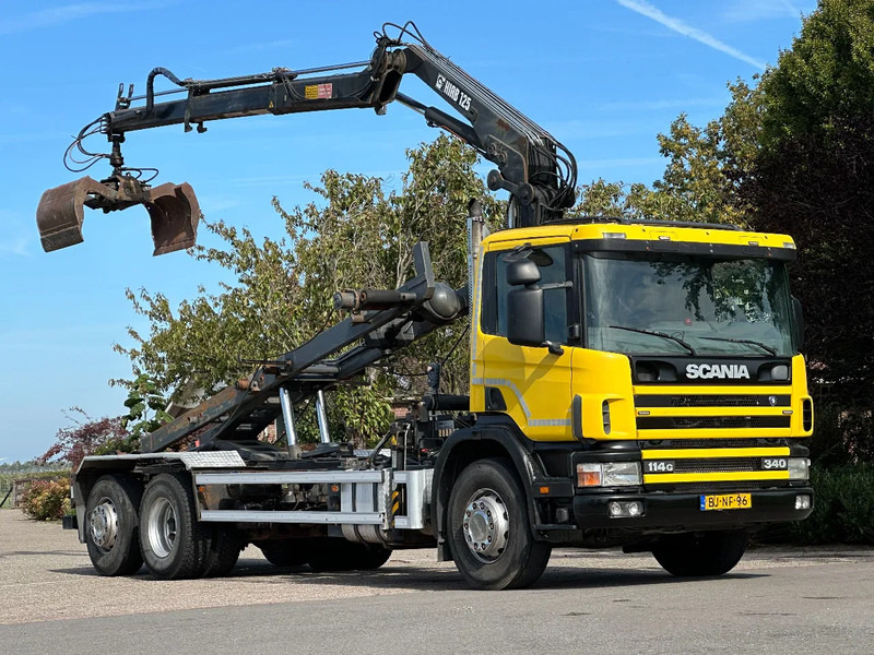 Scania R114-340 6x2 !!KRAAN/CONTAINER/KABEL!!MANUELL!! - Sunkvežimis - kabelių sistema, Sunkvežimis su kranu: foto 1 Scania R114-340 6x2 !!KRAAN/CONTAINER/KABEL!!MANUELL!! - Sunkvežimis - kabelių sistema, Sunkvežimis su kranu: foto 1