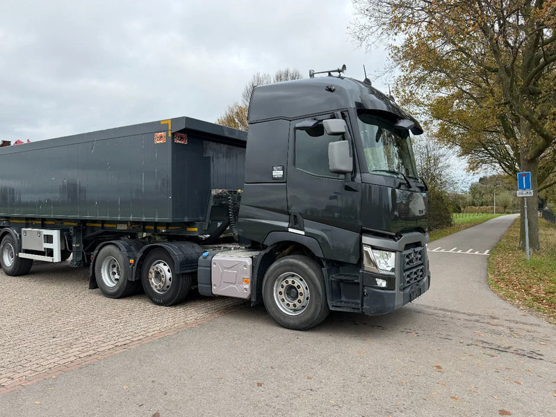 Renault T480 6x2 trekker 262dkm!! TRAILER WITH CRANE FOR SCREED! - Vilkikas: foto 4 Renault T480 6x2 trekker 262dkm!! TRAILER WITH CRANE FOR SCREED! - Vilkikas: foto 4