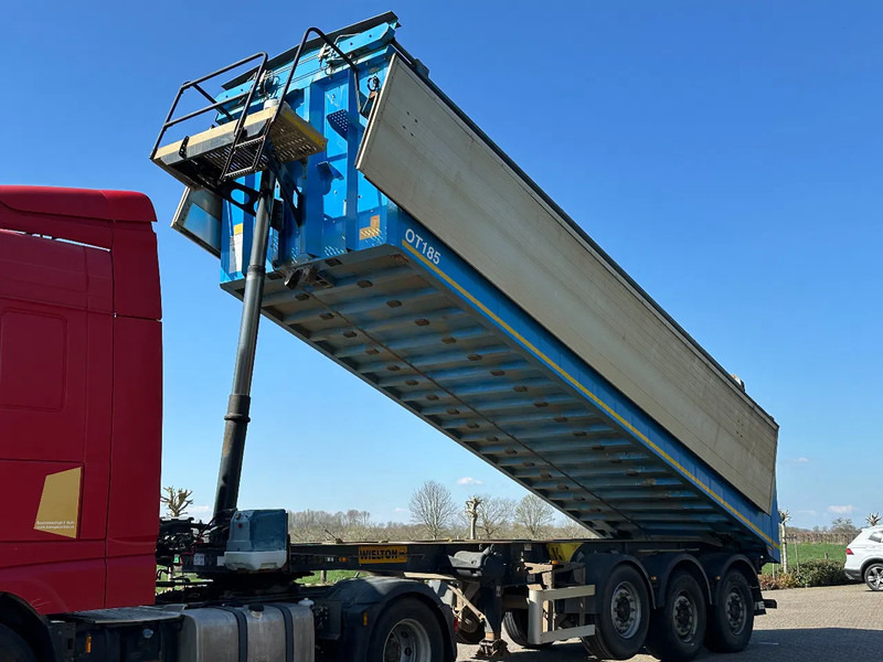 Wielton 3 assige kipper!!Milieukleppen!STUURAS/STEERINAXLE!! - Savivartis puspriekabė: foto 4 Wielton 3 assige kipper!!Milieukleppen!STUURAS/STEERINAXLE!! - Savivartis puspriekabė: foto 4