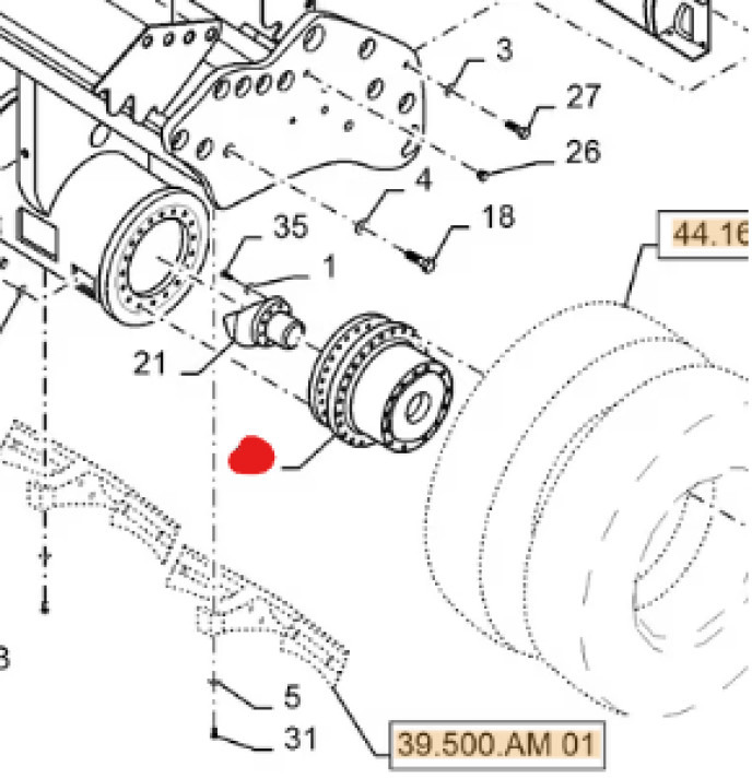 Case 48072673 - 2T706C2023003 - Pavarų dėžė - Statybinė technika: foto 1 Case 48072673 - 2T706C2023003 - Pavarų dėžė - Statybinė technika: foto 1