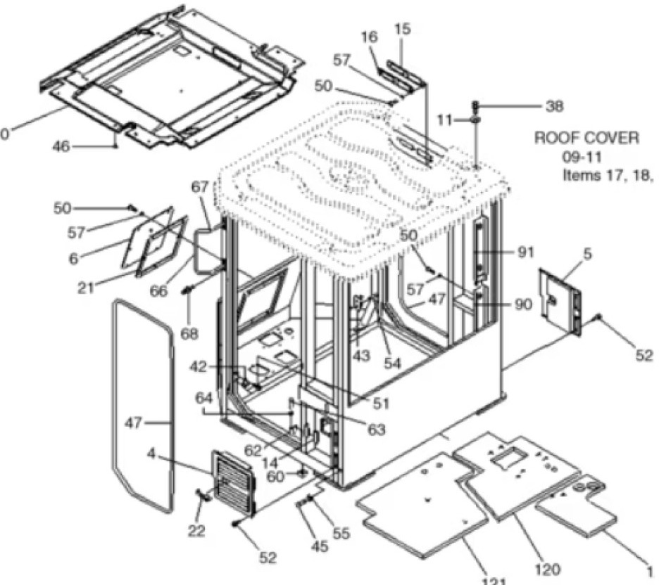Case 72LH-35020 - 72LH-35010 - Kabina - Žemės ūkio technika: foto 1 Case 72LH-35020 - 72LH-35010 - Kabina - Žemės ūkio technika: foto 1