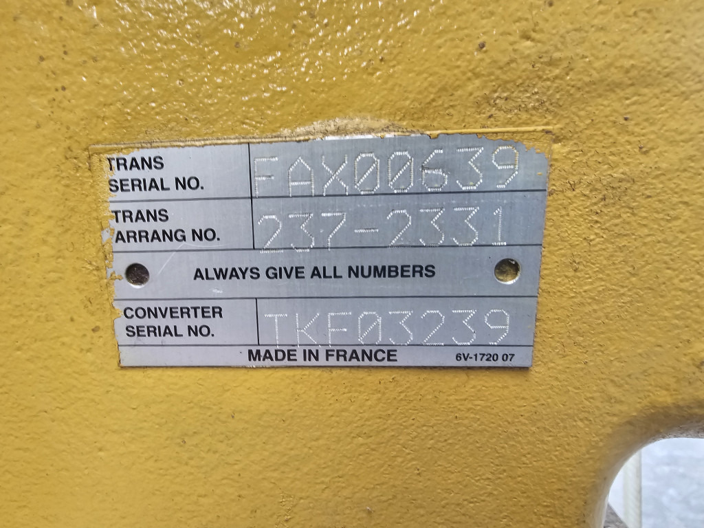 Caterpillar 2372331 - 20R9472 - Pavarų dėžė - Statybinė technika: foto 5 Caterpillar 2372331 - 20R9472 - Pavarų dėžė - Statybinė technika: foto 5