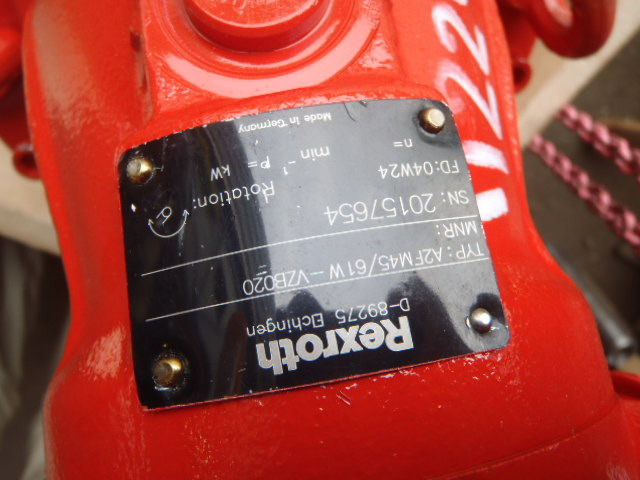 Rexroth A2FM45/61W-VZB020 - - Posūkio reduktorius - Statybinė technika: foto 5 Rexroth A2FM45/61W-VZB020 - - Posūkio reduktorius - Statybinė technika: foto 5