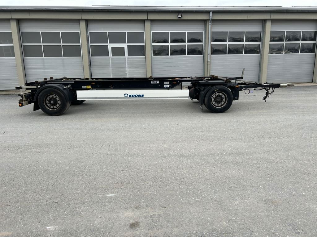 Krone 2 Achswechselfahrgestell, Typ: MAXI AZW 18 eL3B7 - Konteineris-vežimus/ Sukeisti kūną priekaba: foto 1 Krone 2 Achswechselfahrgestell, Typ: MAXI AZW 18 eL3B7 - Konteineris-vežimus/ Sukeisti kūną priekaba: foto 1
