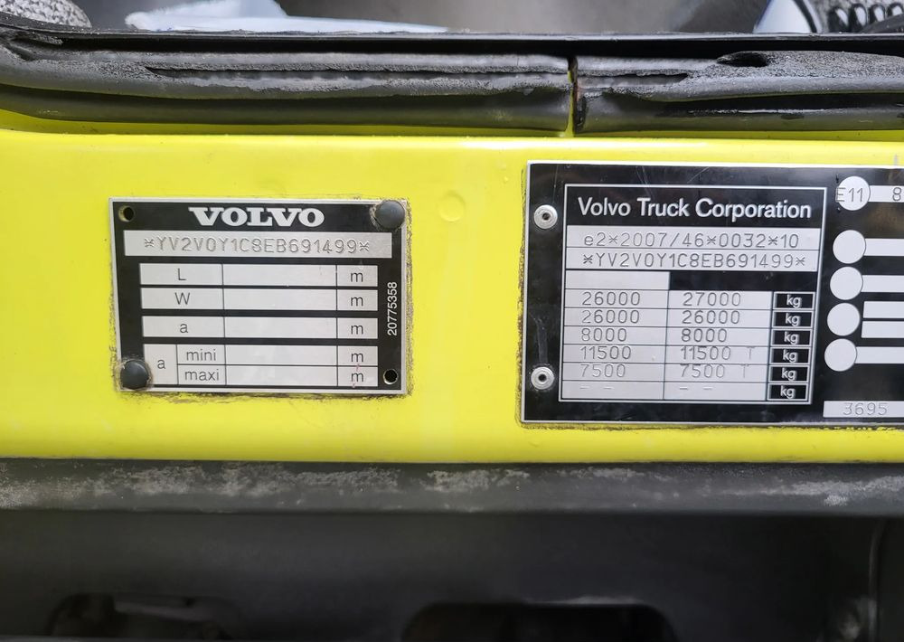 Šiukšliavežis Volvo FE 380 6x2 EURO VI: foto 11 Šiukšliavežis Volvo FE 380 6x2 EURO VI: foto 11