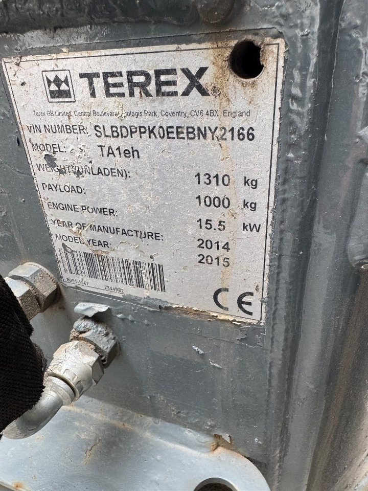 Terex TA 1 EH - Mini savivartis: foto 5 Terex TA 1 EH - Mini savivartis: foto 5