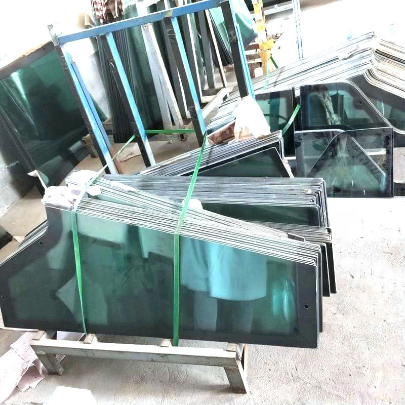 Nauja Priekinis stiklas - Ratinis krautuvas Qingdao Promising Windshield for China Wheel Loader: foto 9