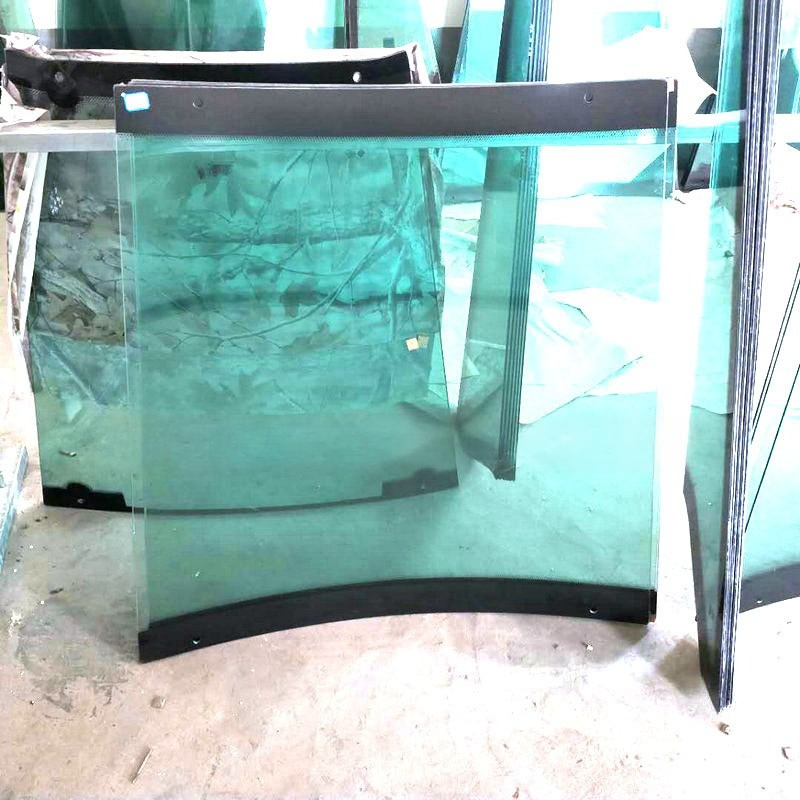 Nauja Priekinis stiklas - Ratinis krautuvas Qingdao Promising Windshield for China Wheel Loader: foto 7
