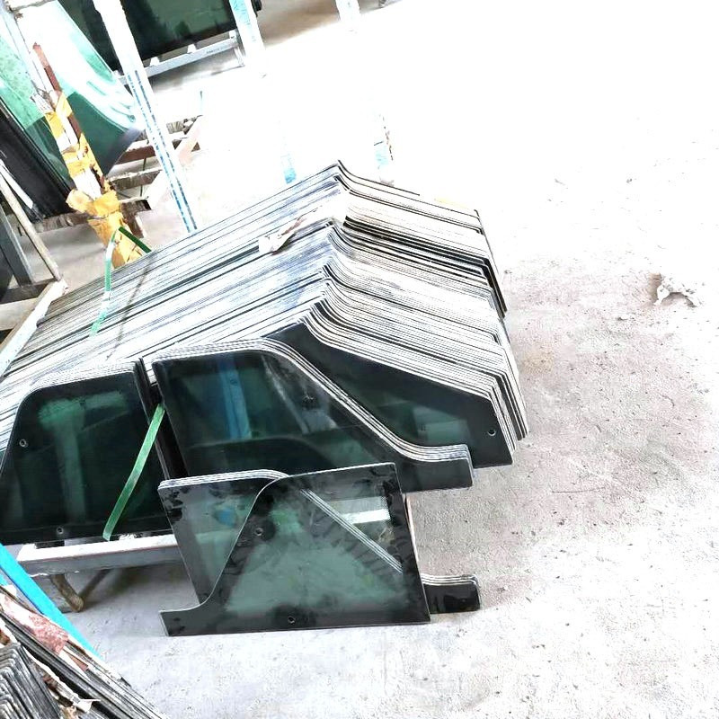Nauja Priekinis stiklas - Ratinis krautuvas Qingdao Promising Windshield for China Wheel Loader: foto 10