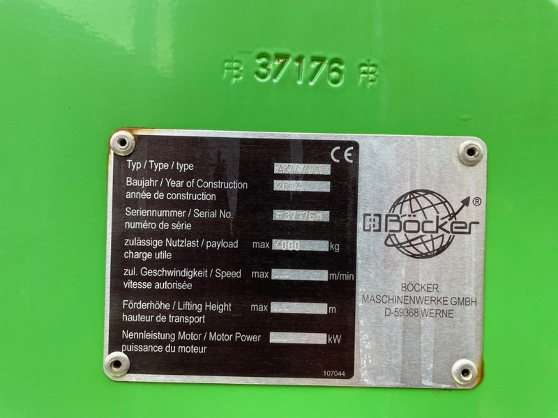 Böcker AK 44/4000 - Visureigis kranas: foto 4 Böcker AK 44/4000 - Visureigis kranas: foto 4