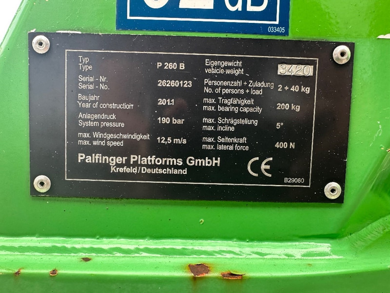 Palfinger P 260 B op Nissan Cabstar - Autobokštelio: foto 4 Palfinger P 260 B op Nissan Cabstar - Autobokštelio: foto 4