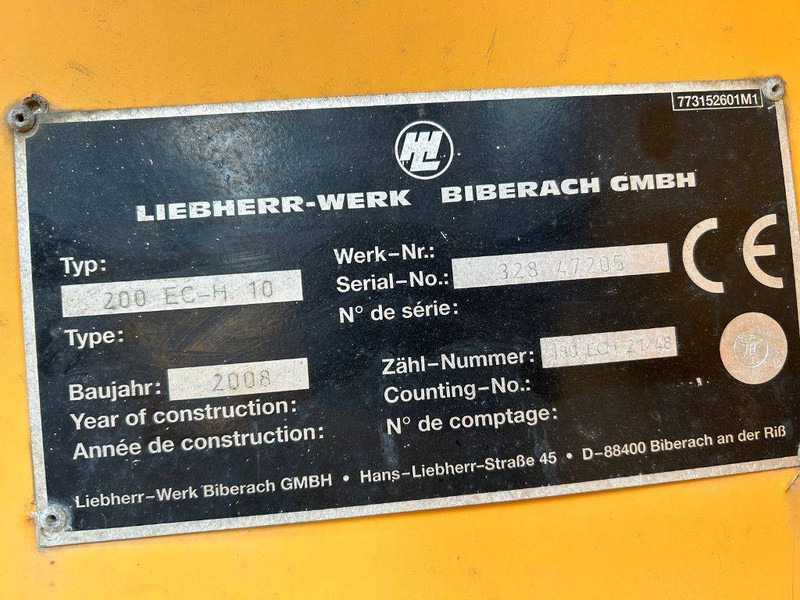 Bokštinis kranas Liebherr 200 ECH 10 Litronic: foto 7 Bokštinis kranas Liebherr 200 ECH 10 Litronic: foto 7