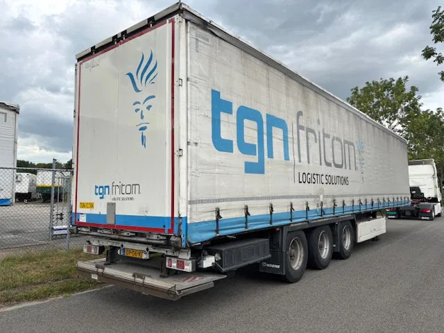 Krone SD curtainslider taillift standard chassis drum brakes - Tentinė puspriekabė: foto 4 Krone SD curtainslider taillift standard chassis drum brakes - Tentinė puspriekabė: foto 4