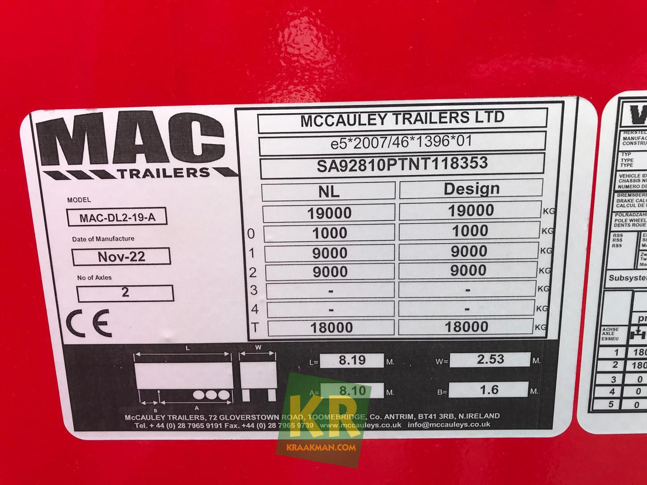 16 PREMIUM MAC Trailers - Žemo profilio platforma priekaba: foto 3 16 PREMIUM MAC Trailers - Žemo profilio platforma priekaba: foto 3