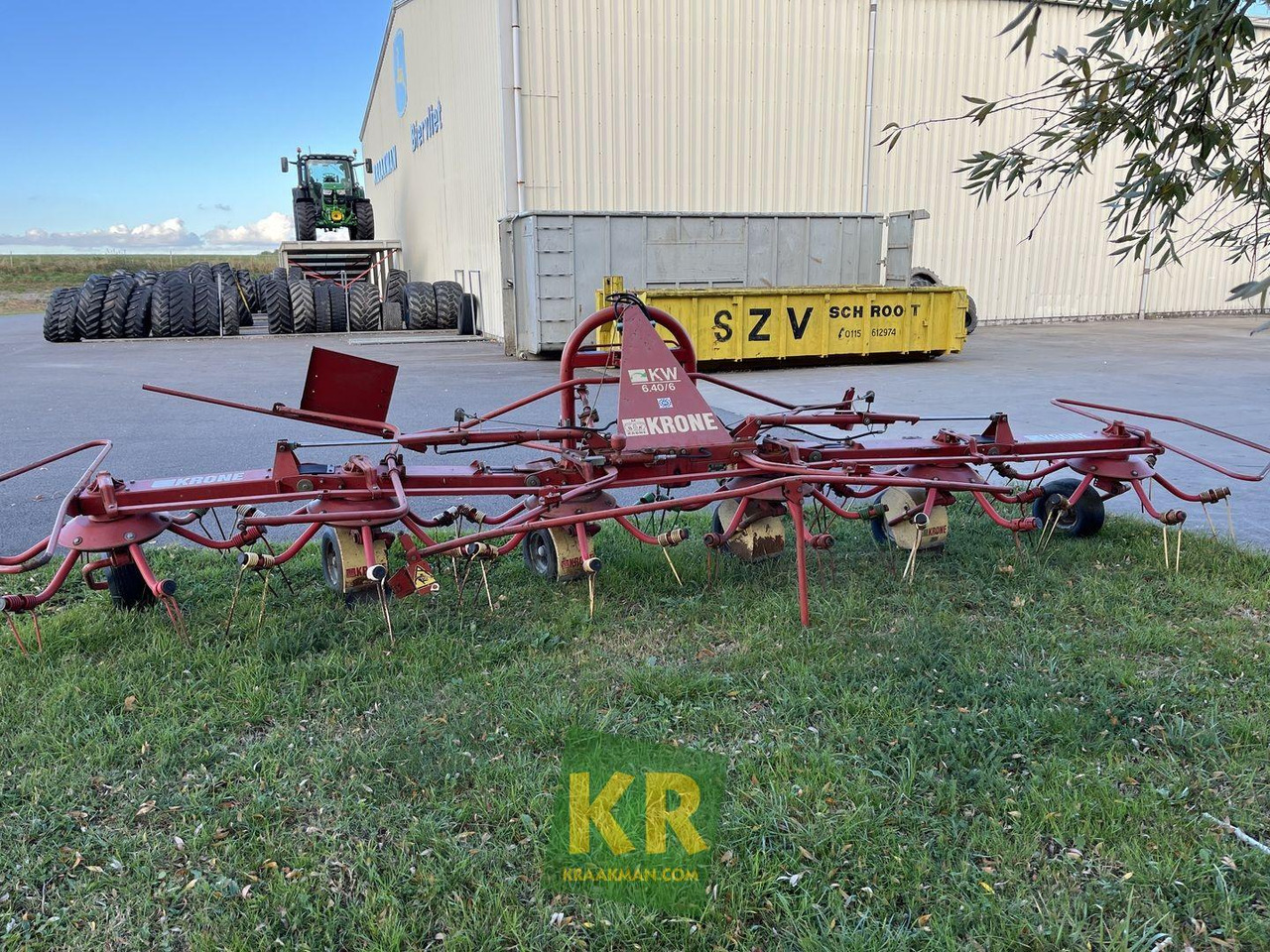 Krone KW 6.40/6 schudder - Šieno grėblys/ Vartytuvas: foto 5 Krone KW 6.40/6 schudder - Šieno grėblys/ Vartytuvas: foto 5
