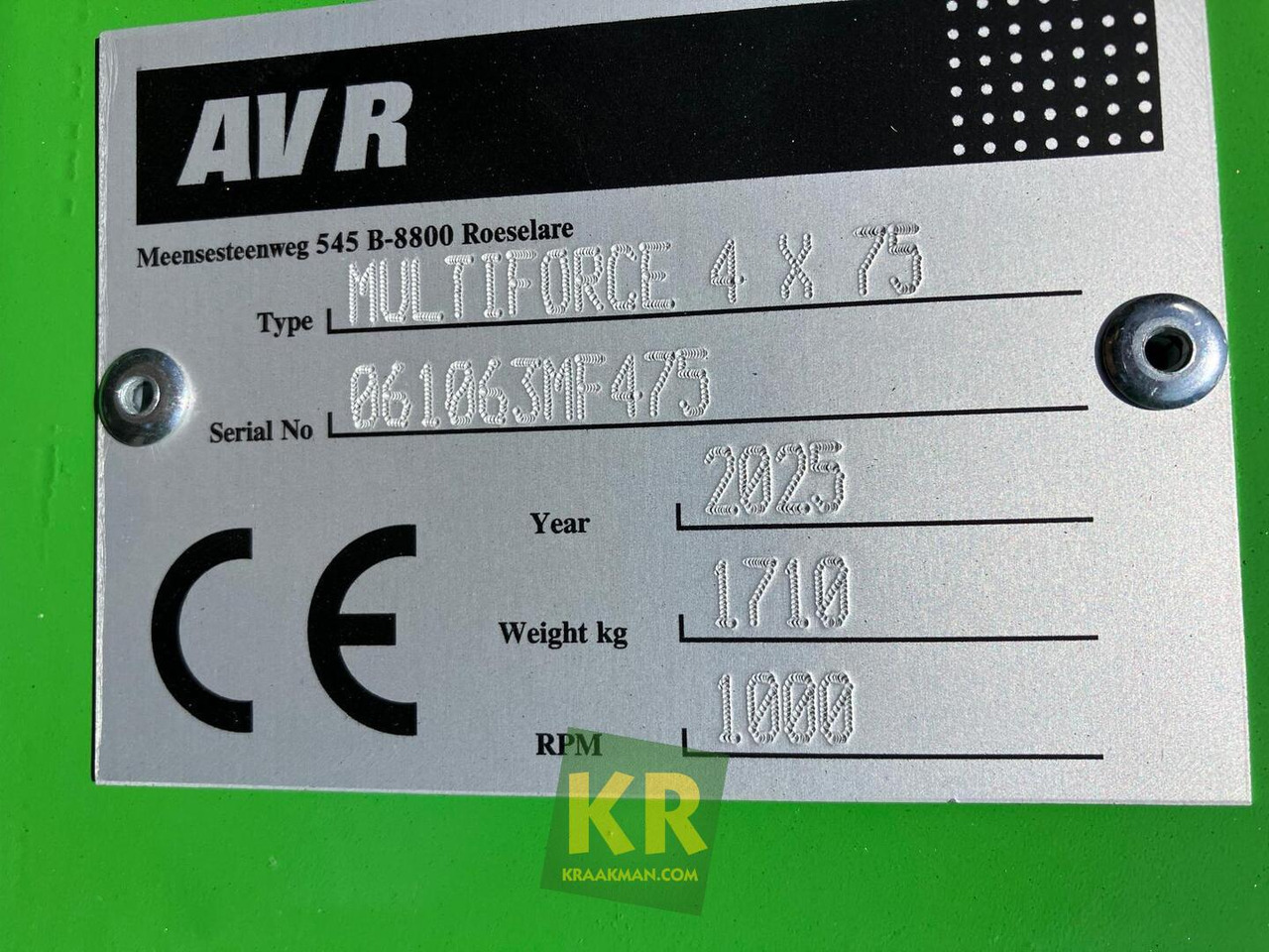 MultiForce AVR - Kultivatorius: foto 1 MultiForce AVR - Kultivatorius: foto 1
