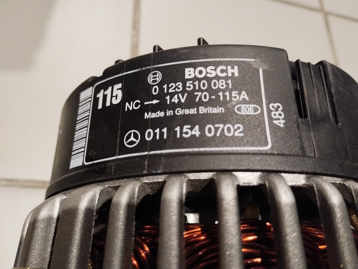 Alternator Mercedes 0101540702 0123510081 115A BOSCH SPRINTER 901 902 903 904 W463 W638 C208 S211 - Generatorius - Komercinis automobilis: foto 2 Alternator Mercedes 0101540702 0123510081 115A BOSCH SPRINTER 901 902 903 904 W463 W638 C208 S211 - Generatorius - Komercinis automobilis: foto 2