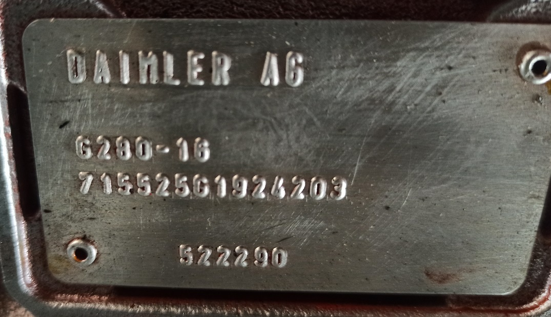 MERCEDES-BENZ G280-16 ACTROS MP3 - Pavarų dėžė ir dalys - Sunkvežimis: foto 4 MERCEDES-BENZ G280-16 ACTROS MP3 - Pavarų dėžė ir dalys - Sunkvežimis: foto 4