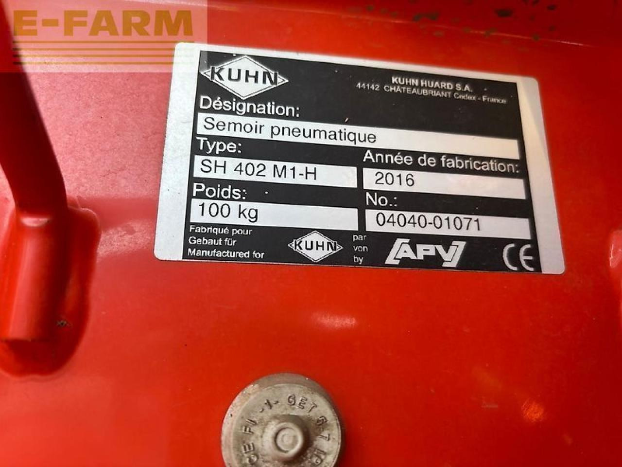 Amazone 6003-2 - Sėjamoji: foto 4 Amazone 6003-2 - Sėjamoji: foto 4