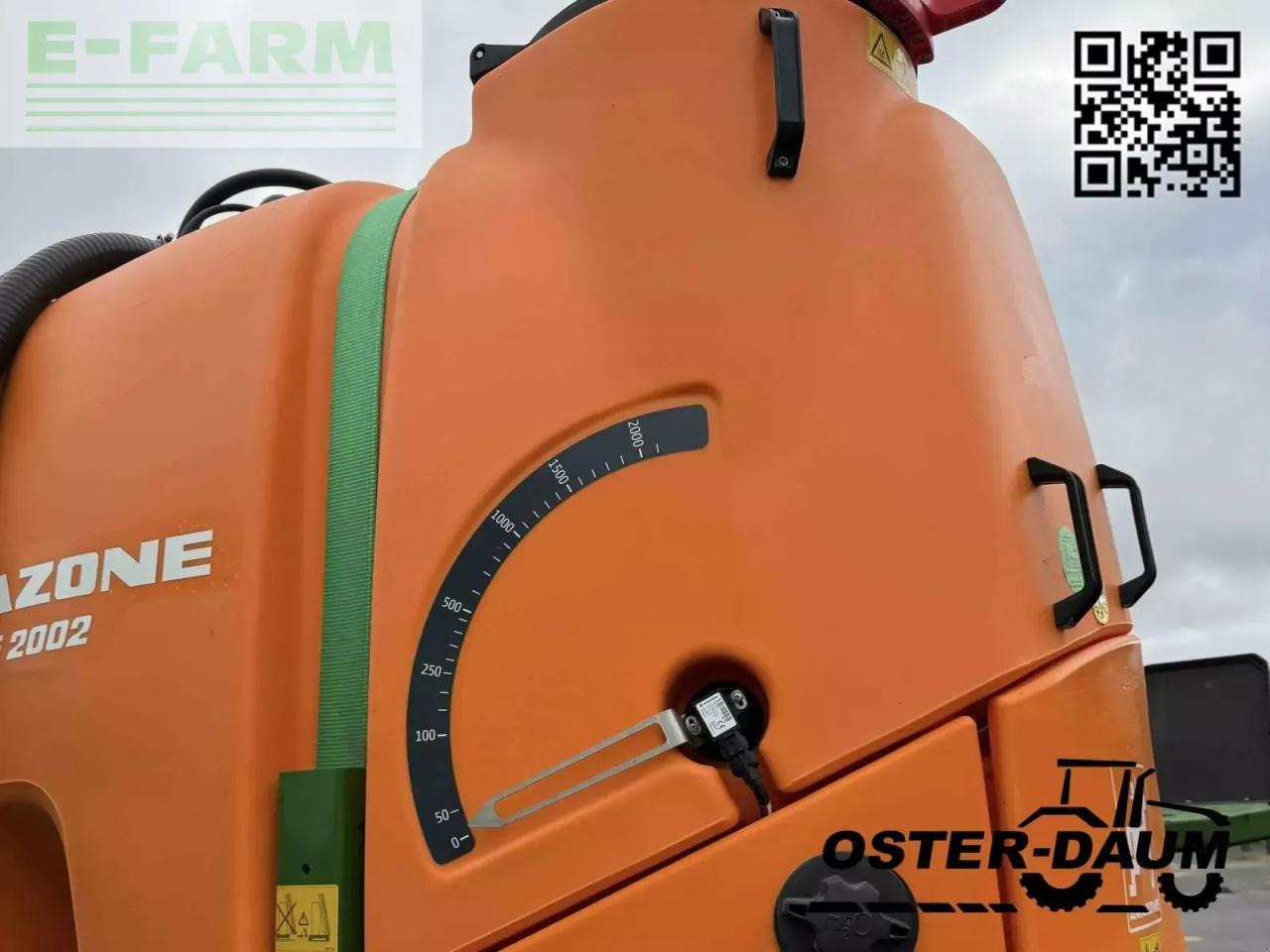 Amazone uf 2002 & ft 1001 - Prikabinamas purkštuvas: foto 4 Amazone uf 2002 & ft 1001 - Prikabinamas purkštuvas: foto 4