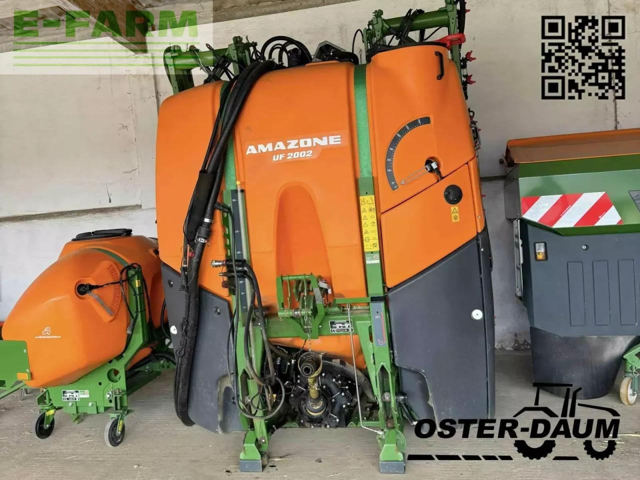 Amazone uf 2002 & ft 1001 - Prikabinamas purkštuvas: foto 2 Amazone uf 2002 & ft 1001 - Prikabinamas purkštuvas: foto 2