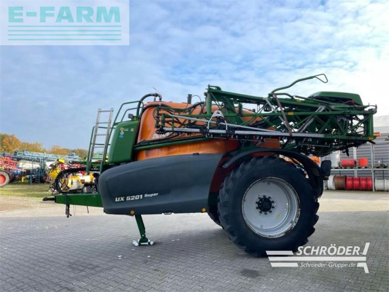 Amazone ux 5201 super - Prikabinamas purkštuvas: foto 4 Amazone ux 5201 super - Prikabinamas purkštuvas: foto 4