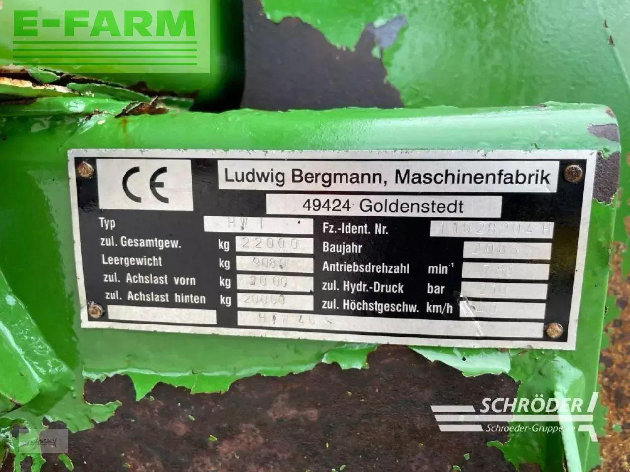 Savivartė traktorinė priekaba Bergmann htw 45 s: foto 22