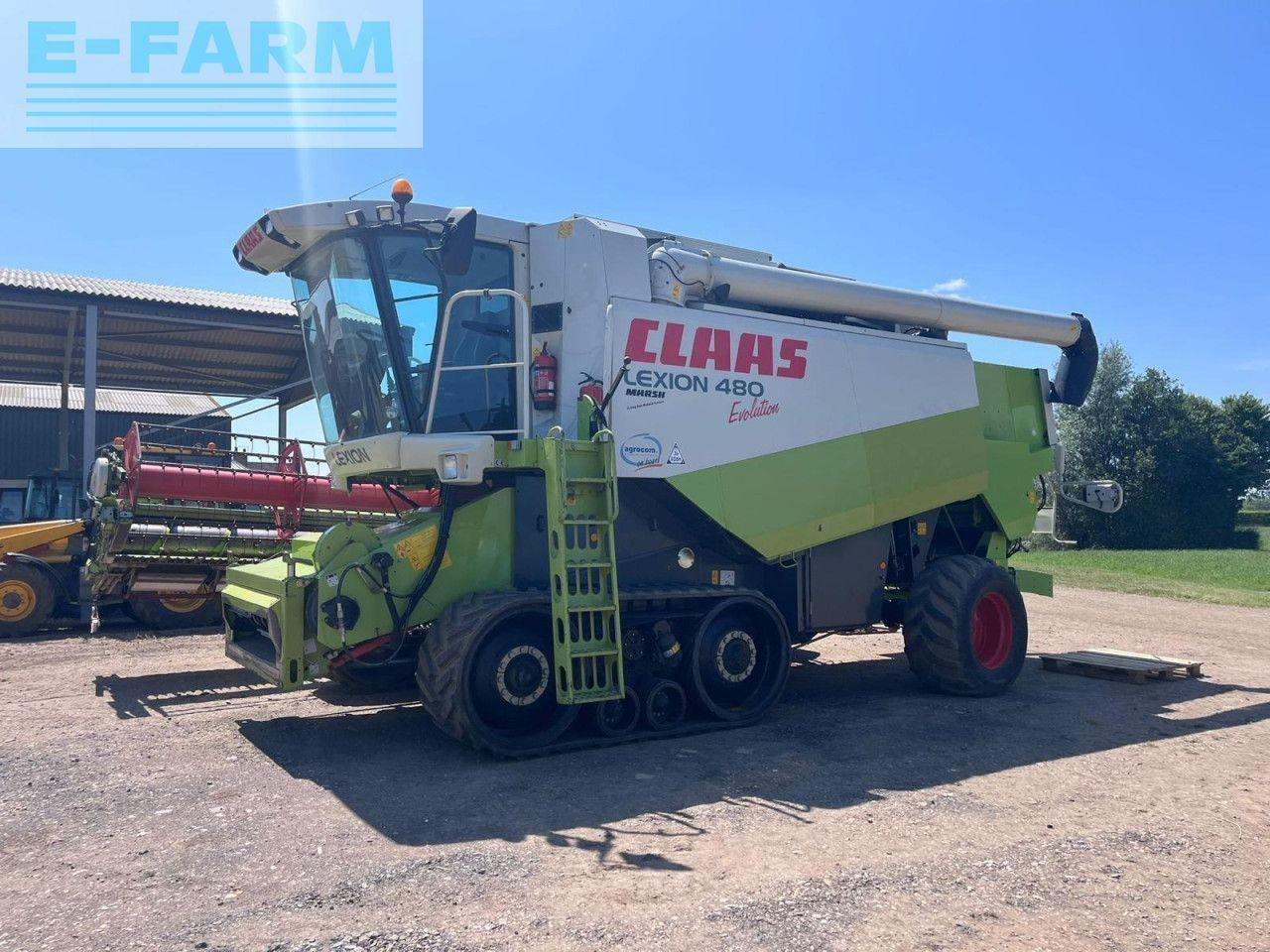 CLAAS LEXION 480 EVOLUTION TT - Derliaus nuėmimo kombainas: foto 1 CLAAS LEXION 480 EVOLUTION TT - Derliaus nuėmimo kombainas: foto 1