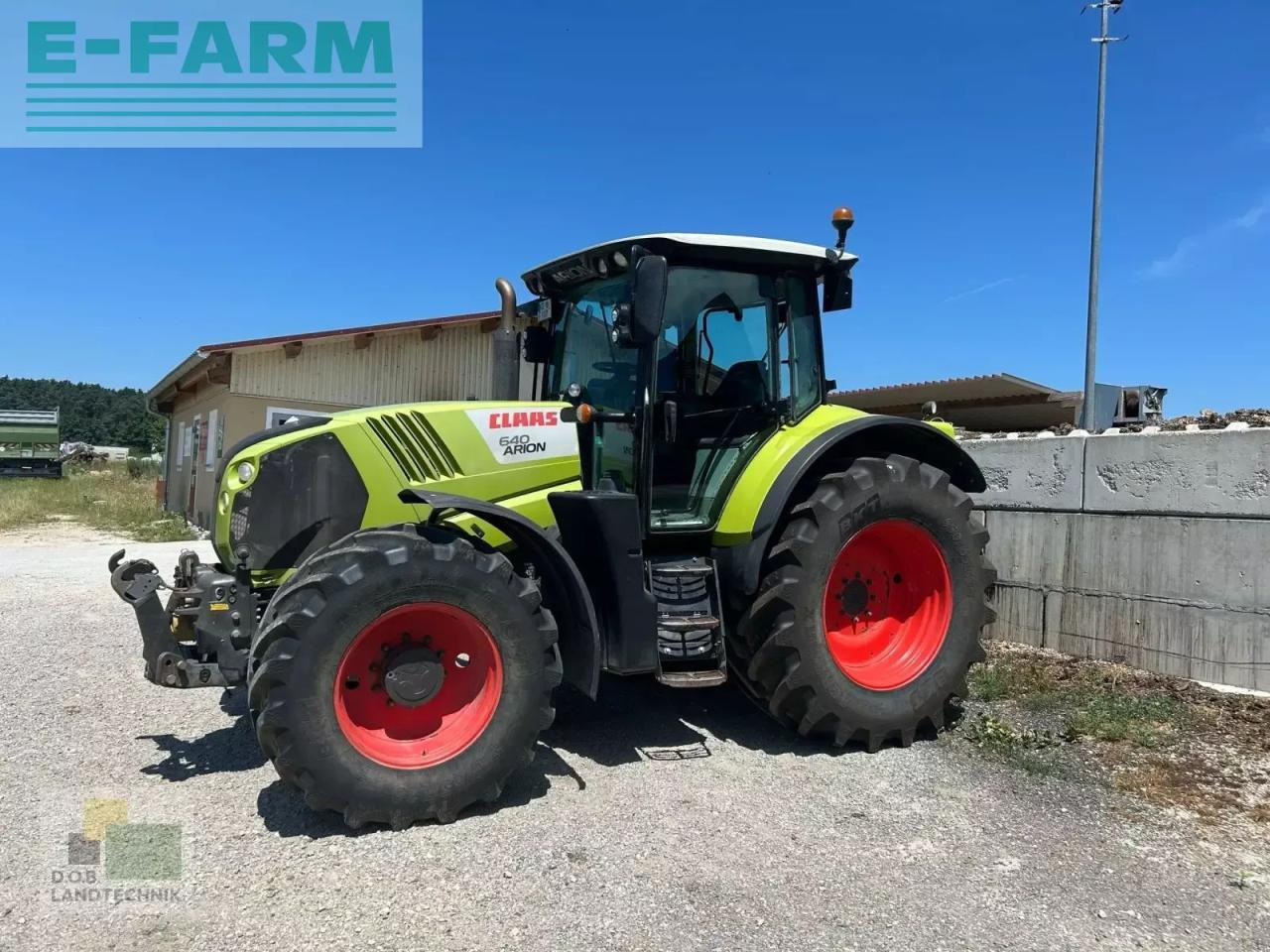 CLAAS arion 640 cebis CEBIS - Traktorius: foto 1 CLAAS arion 640 cebis CEBIS - Traktorius: foto 1