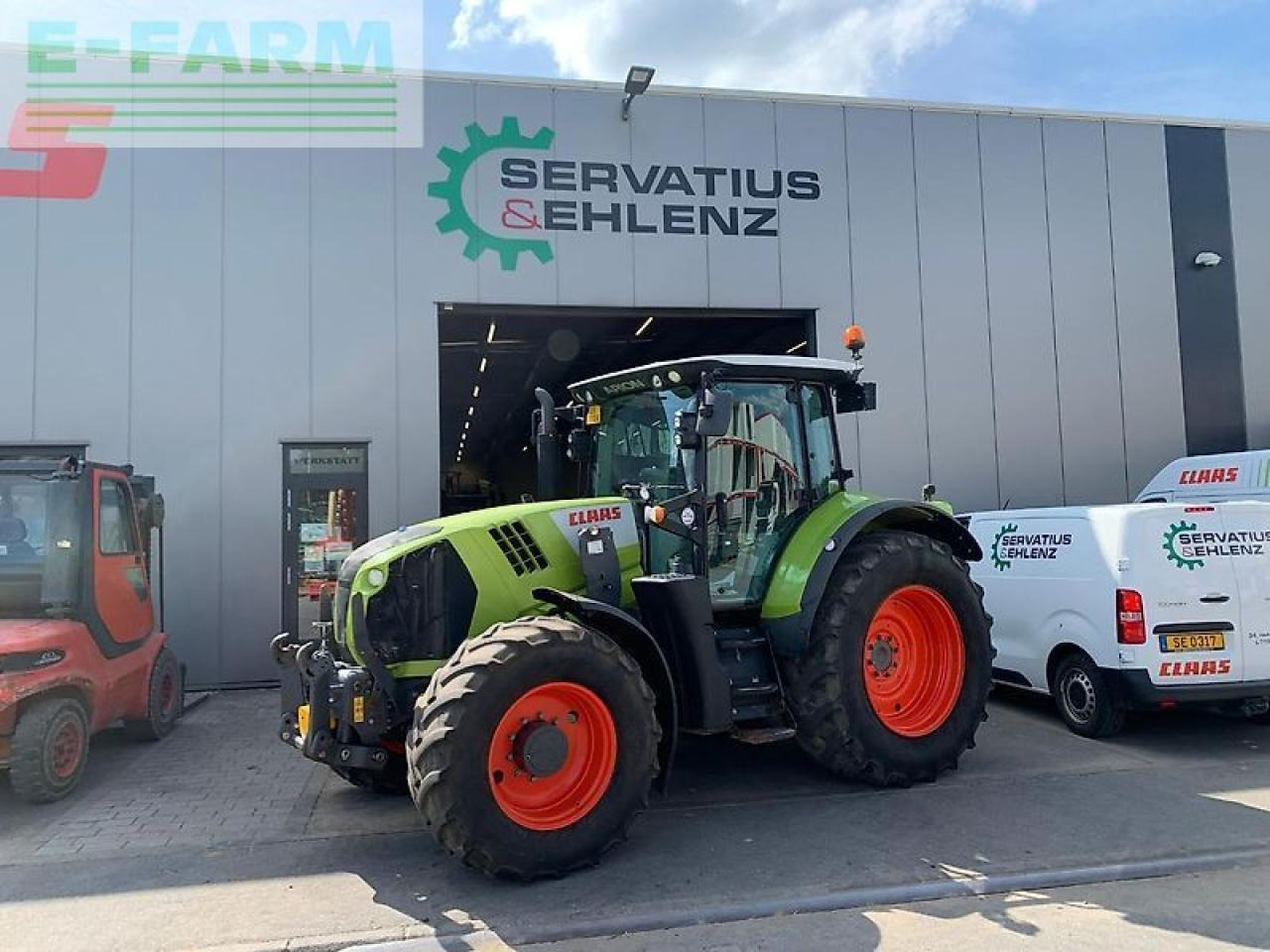 CLAAS arion 650 cebis hexa - Traktorius: foto 1 CLAAS arion 650 cebis hexa - Traktorius: foto 1