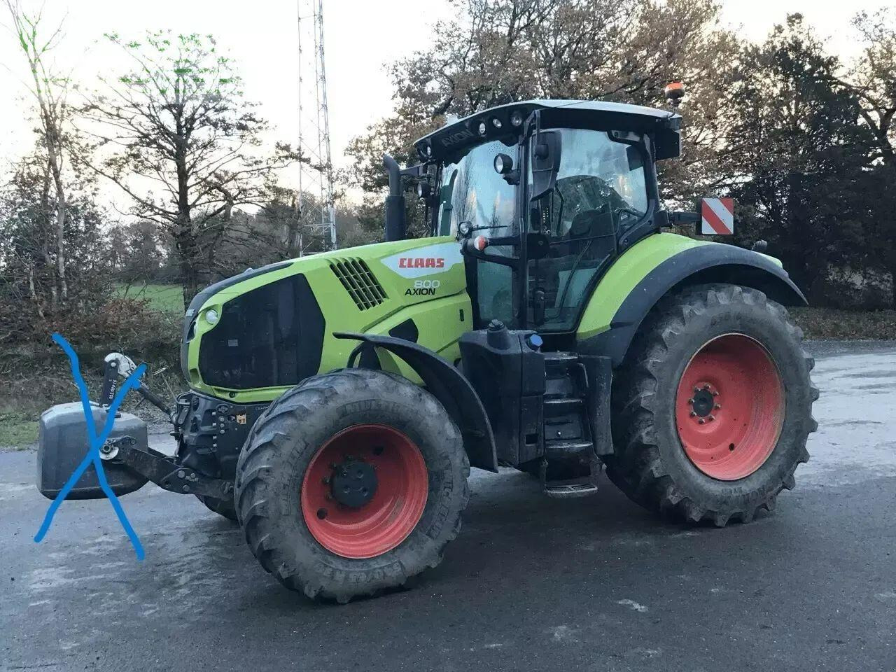 CLAAS axion 800 - s5 advance - Traktorius: foto 1 CLAAS axion 800 - s5 advance - Traktorius: foto 1