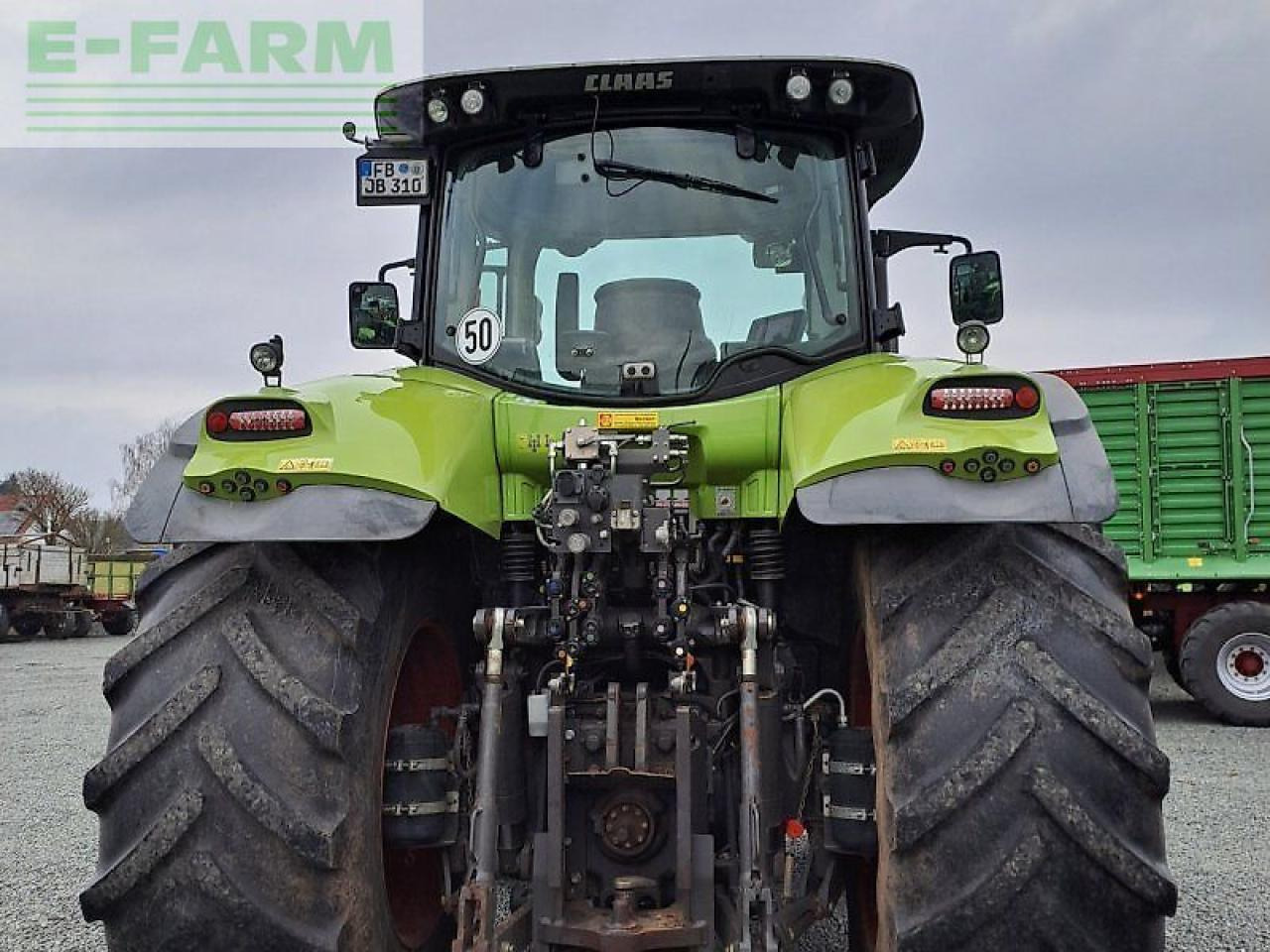 Traktorius CLAAS axion 830 cebis: foto 6