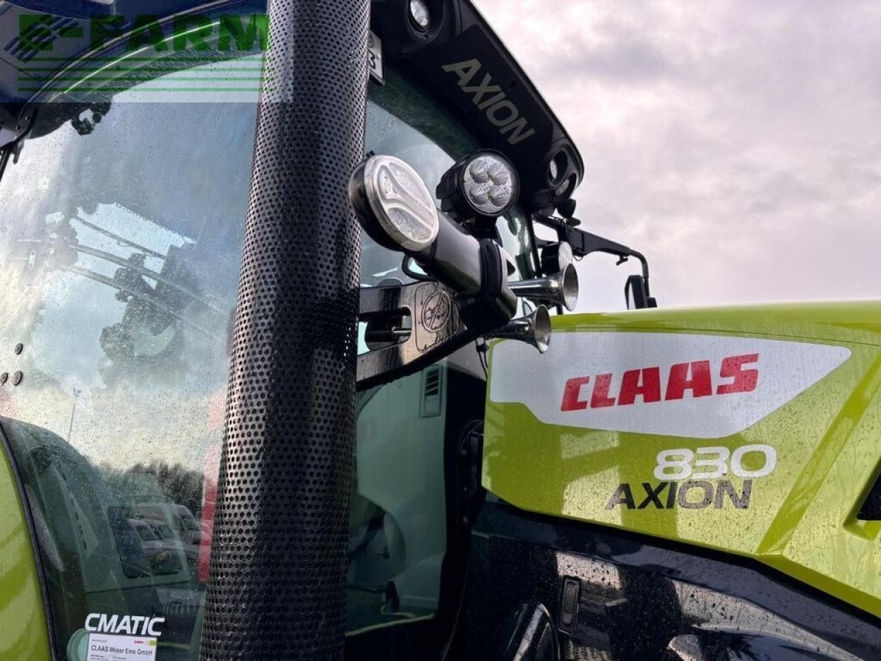 Traktorius CLAAS axion 830 cmatic cebis, fkh + fzw, trimble lenks CMATIC CEBIS: foto 12