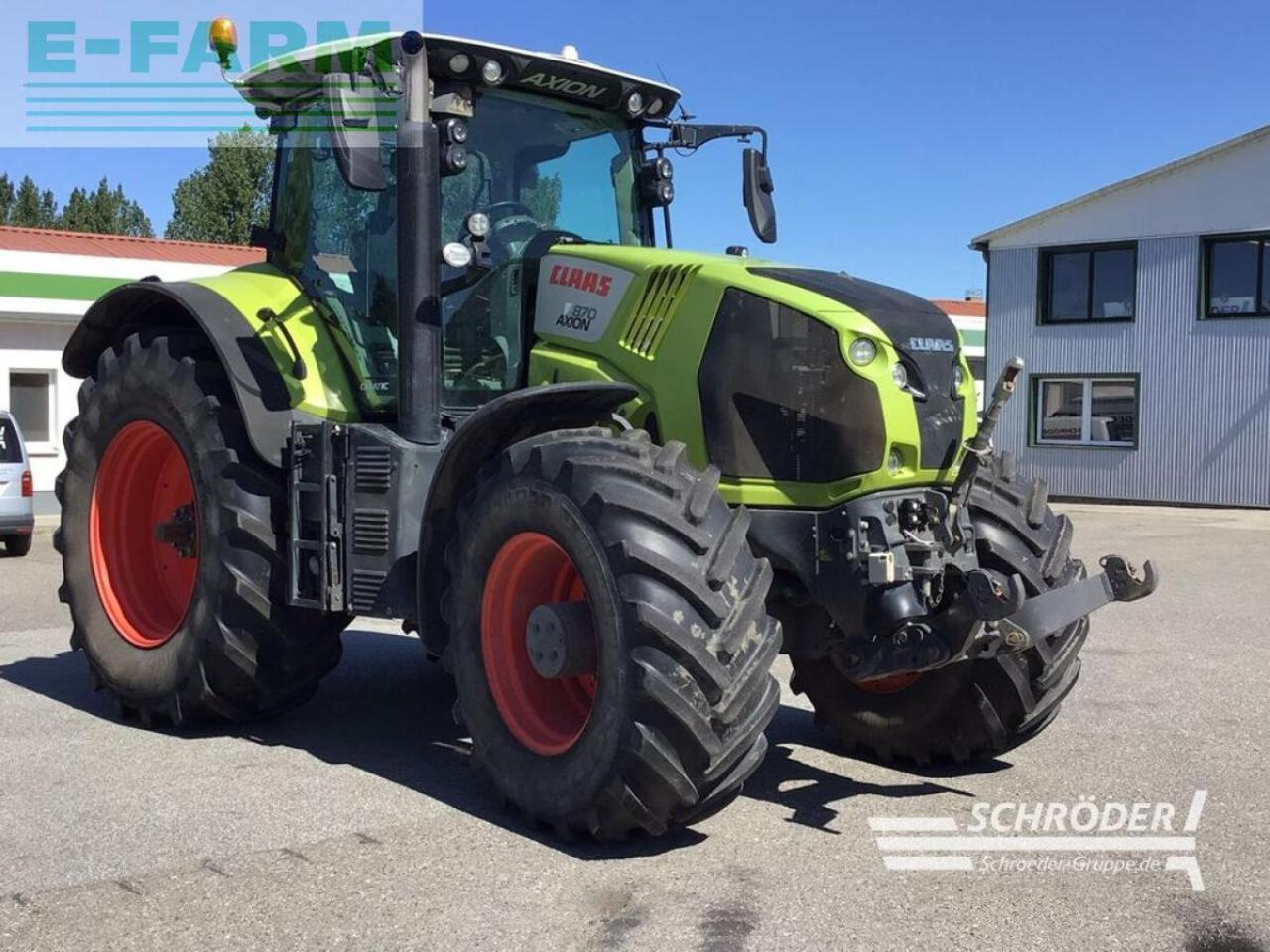 CLAAS axion 870 cmatic rtk CMATIC - Traktorius: foto 1 CLAAS axion 870 cmatic rtk CMATIC - Traktorius: foto 1