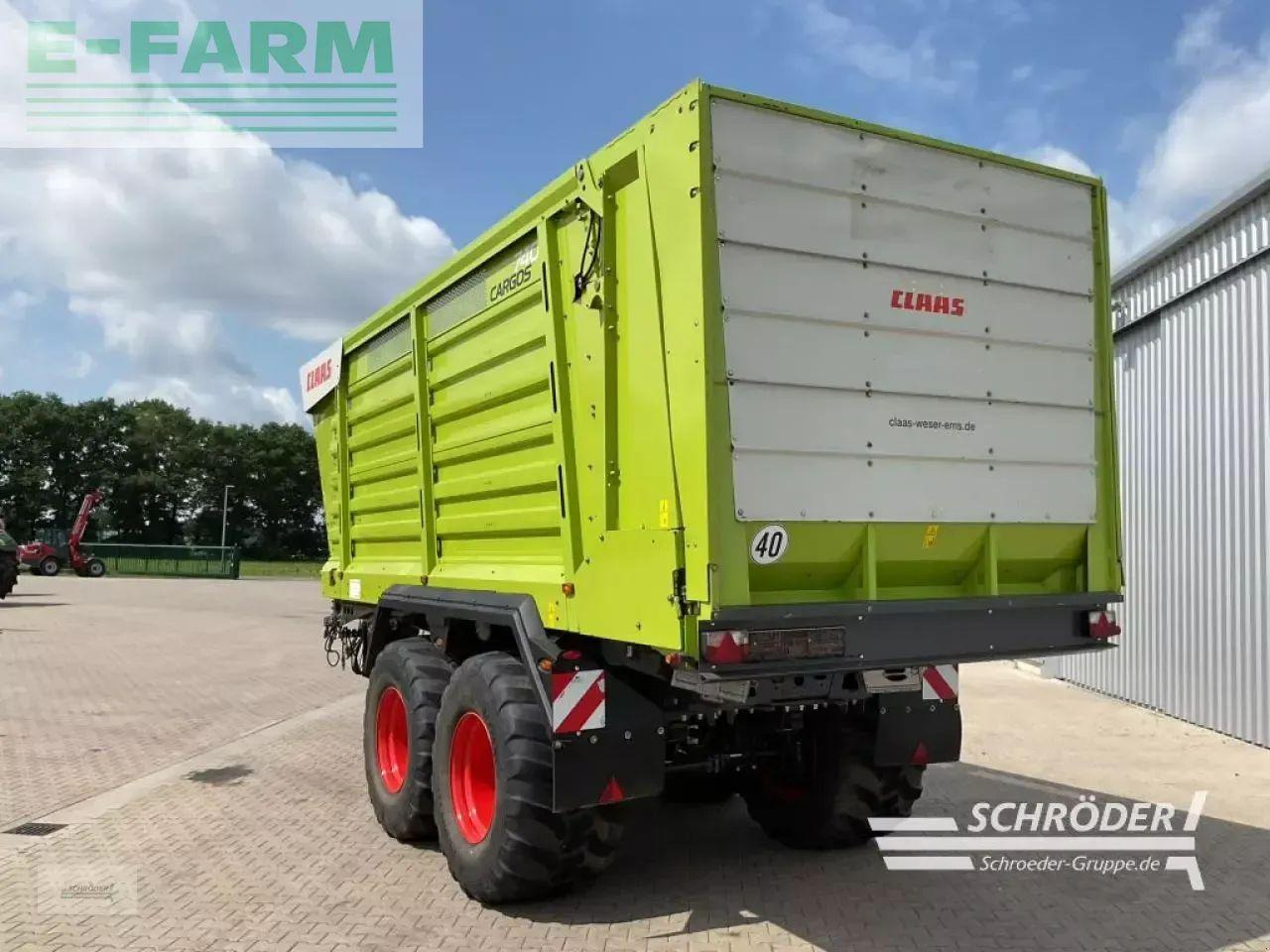 CLAAS cargos 740 - Savivartė traktorinė priekaba: foto 4 CLAAS cargos 740 - Savivartė traktorinė priekaba: foto 4