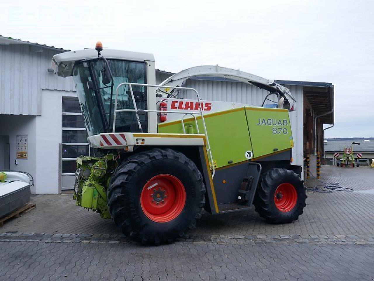 CLAAS jaguar 870 - Pašarų kombainas: foto 1 CLAAS jaguar 870 - Pašarų kombainas: foto 1